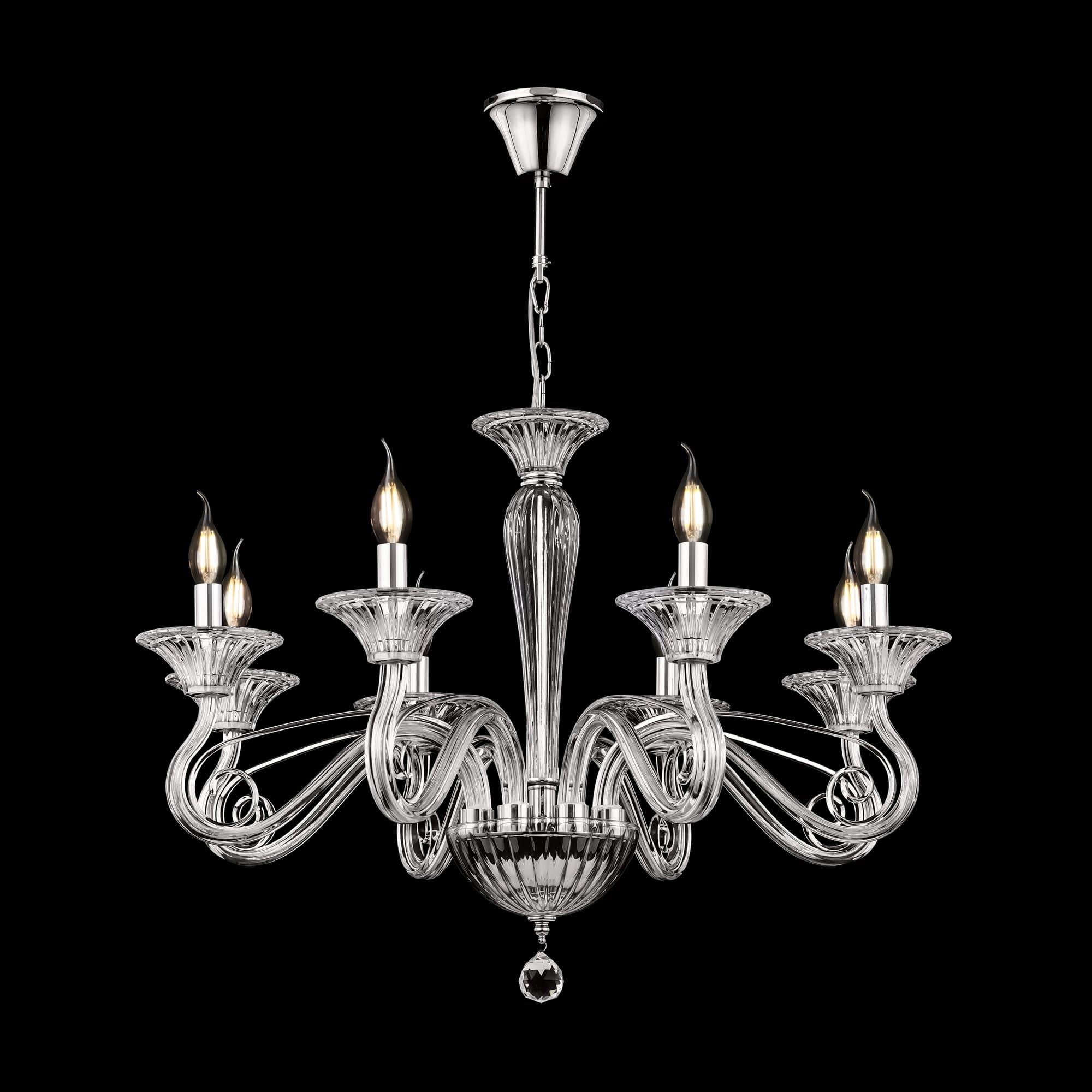 Maytoni Neoclassic Acqua Прозрачный Люстра E14 40W DIA010PL-08TR — миниатюра 5