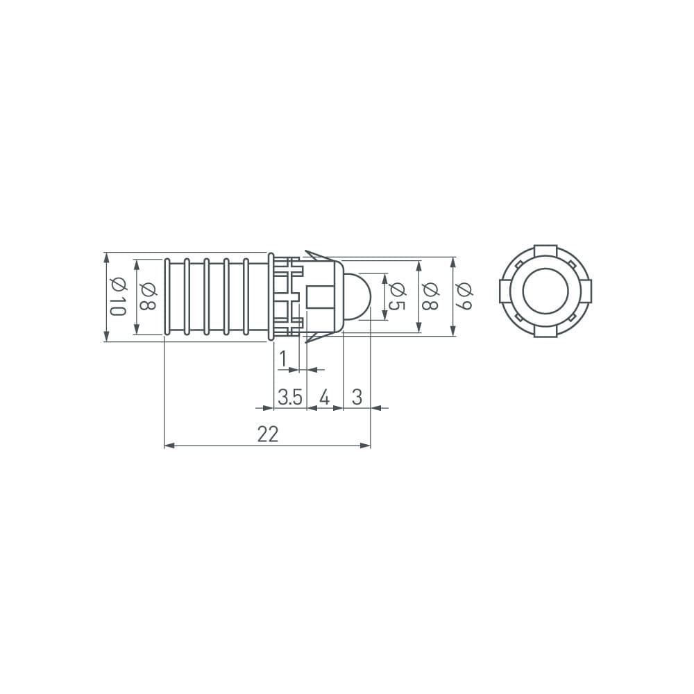 Arlight Модуль герметичный ARL-D9-B 5V Red (Закрытый, IP67) 025344 — миниатюра 2