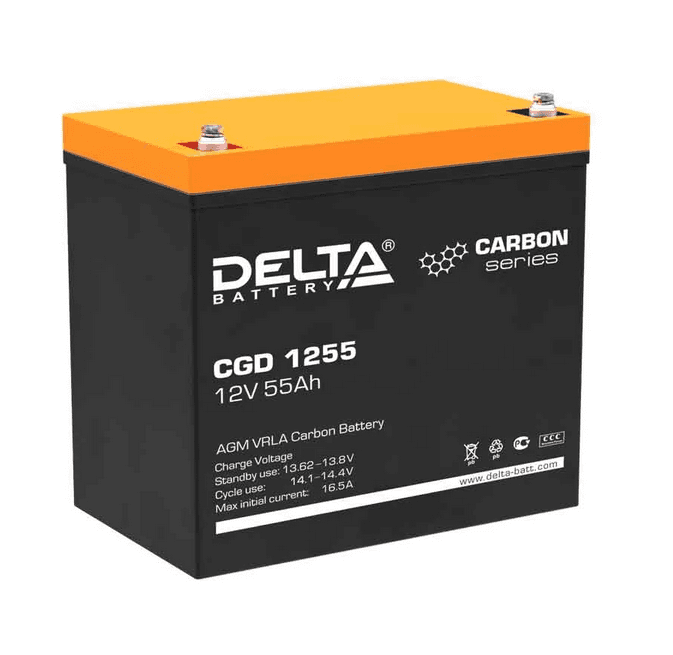Delta Аккумулятор CGD 1255 (12V/55Ah)