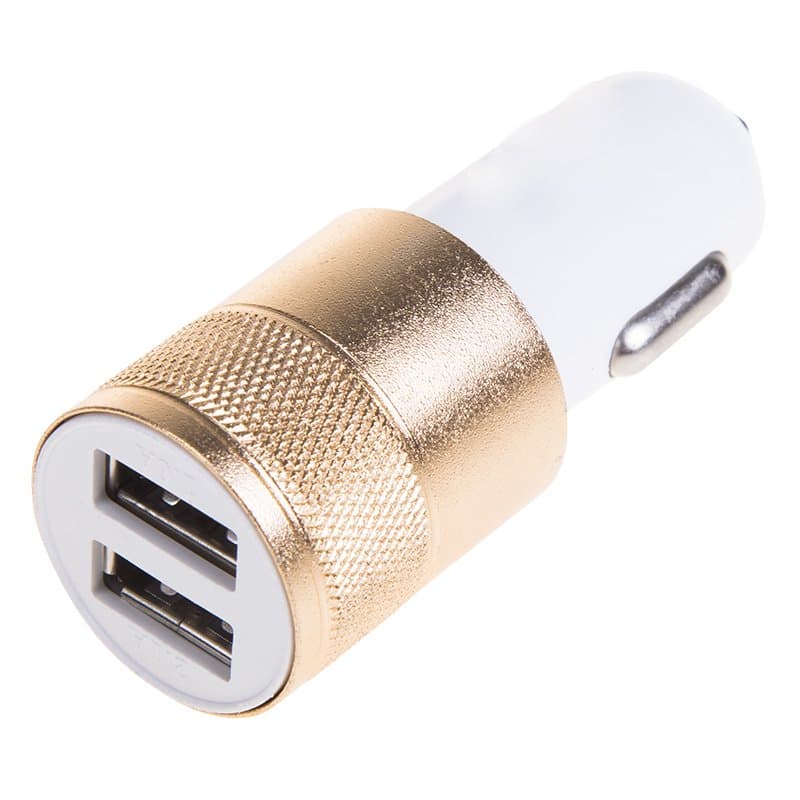 Автозарядка в прикуриватель 2хUSB (АЗУ) (1 000+2 100mA) Rexant 18-1199