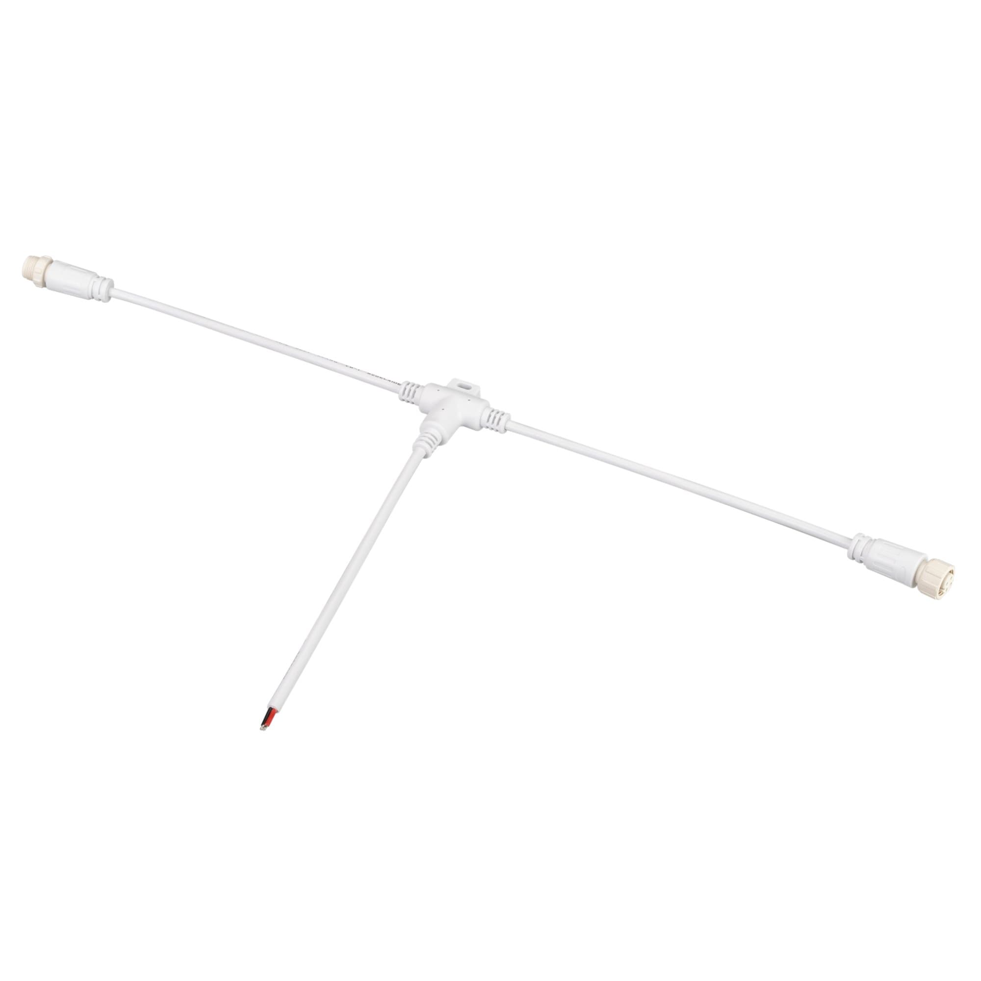 Arlight Коннектор питания ARL-MOONLIGHT-SPI/DMX-CON-POWER-T-MID-WIRE-WH (IP67 Пластик, 3 года) 031466