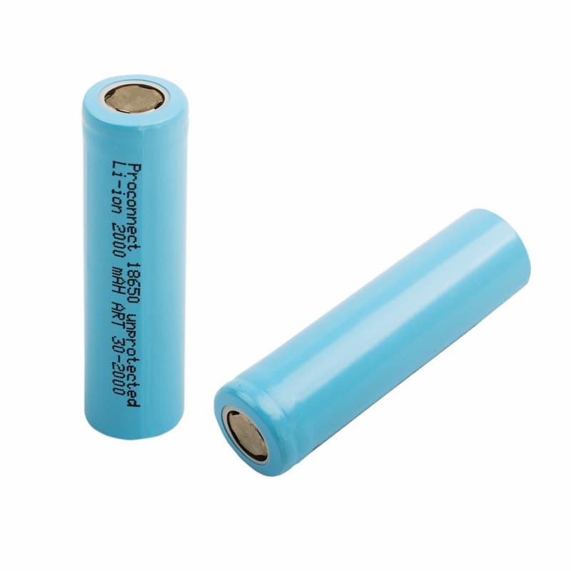 PROconnect Аккумулятор 18650 unprotected Li-ion 2000 mAH индивидуальная упаковка 30-2000-01