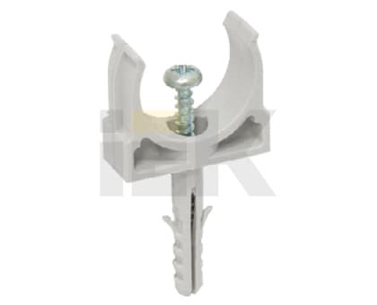 IEK ELASTA Держатель с защёлкой и дюбелем CT25 CTA10D-CT25-K41-100 — миниатюра 2