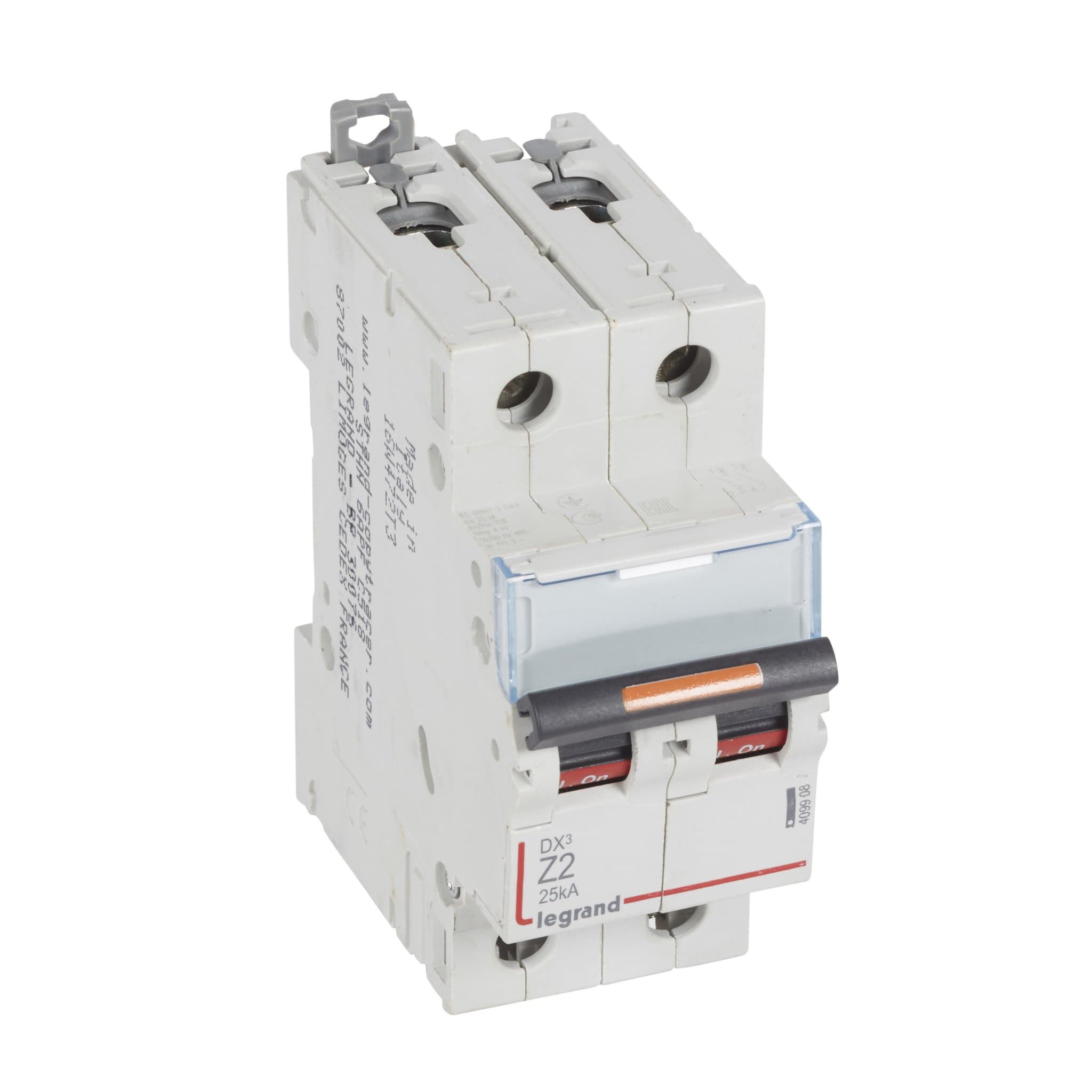Legrand DX3 Автоматический выключатель 2P 2A (Z) 25kA 409908 — миниатюра 1