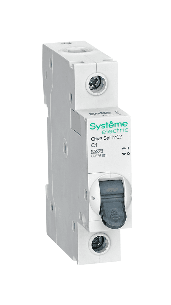 Systeme Electric City9 Set Автоматический выключатель C 1A 1P 6kA