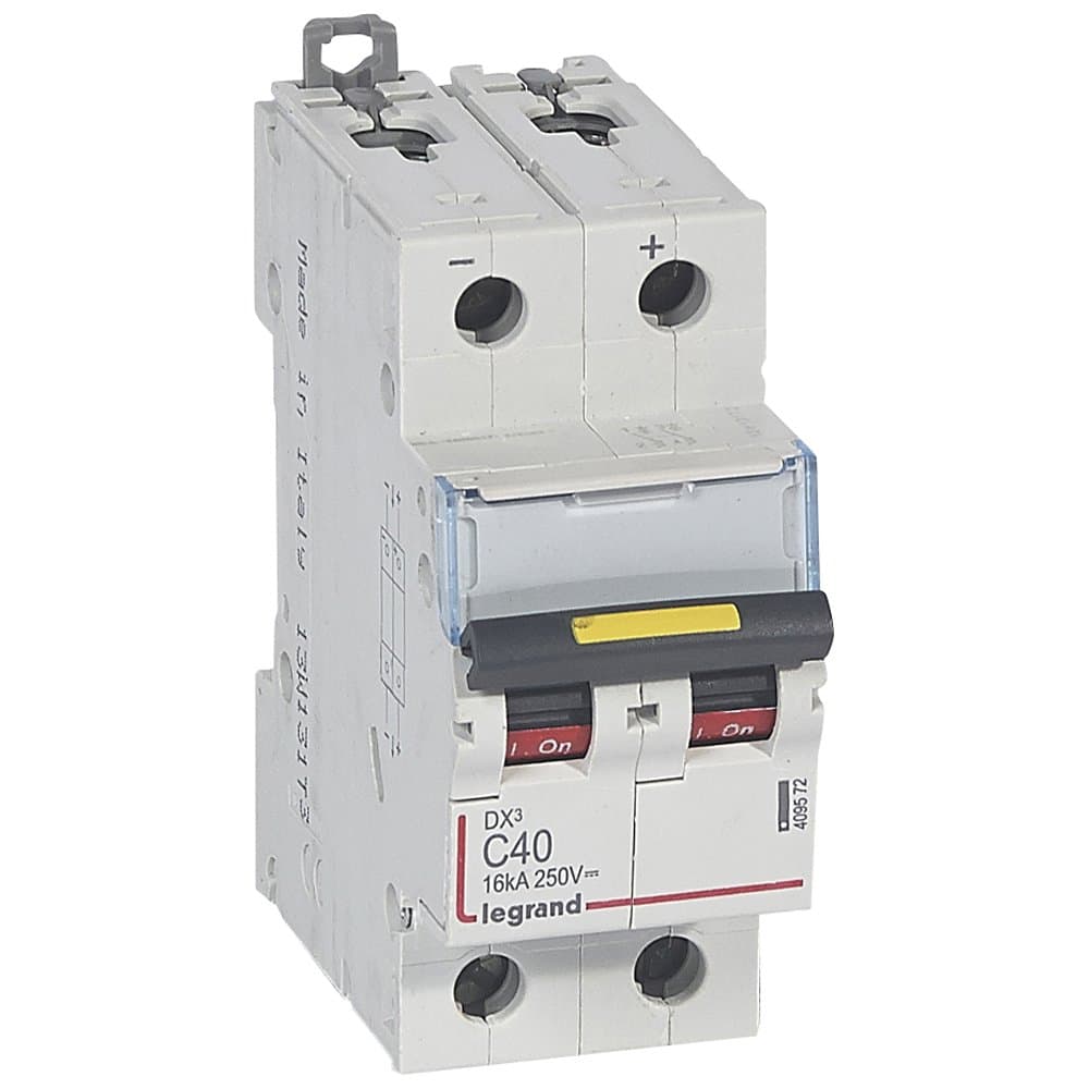 Legrand DX3 DC Автоматический выключатель 2P 40A (С) 10/16kA 409572