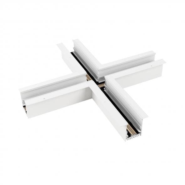 Arlight Коннектор крестовой MAG-CON-4560-F-X90 (WH) (IP20 Металл, 3 года) 026922