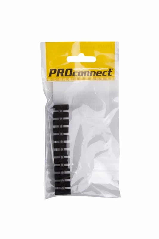 PROconnect Колодка клеммная КВ-4 , 3А, 4 мм², PP (полипропилен), черная, индивидуальная упаковка, 1 шт. 07-5004-2-9