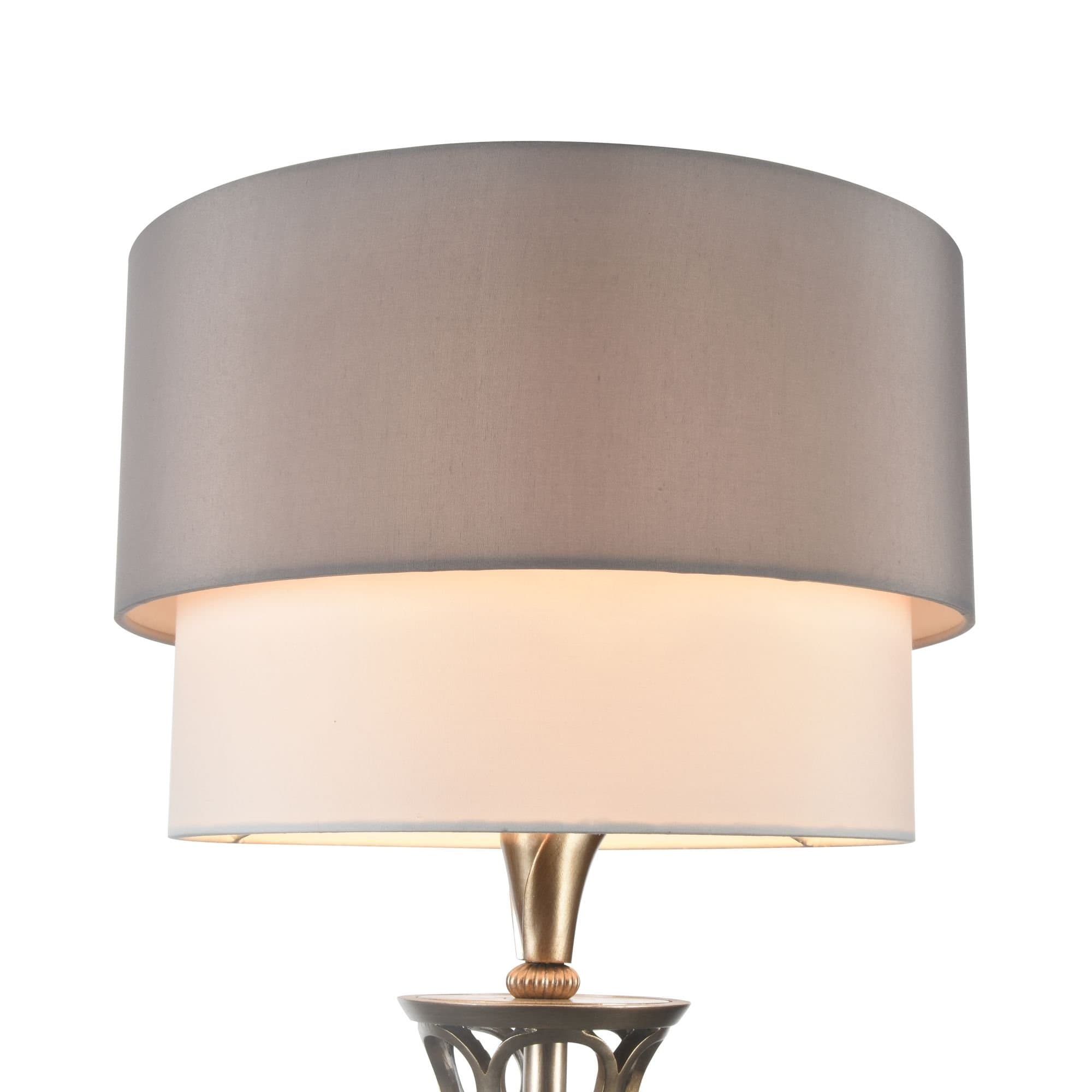 Maytoni House Lillian Серебро Антик Торшер 1xE27 100W H311-FL-01-G — миниатюра 4