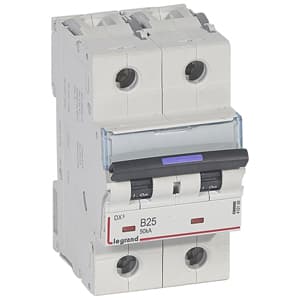 Legrand DX3 Автоматический выключатель 50кА 25А 2P B 410100 — миниатюра 2