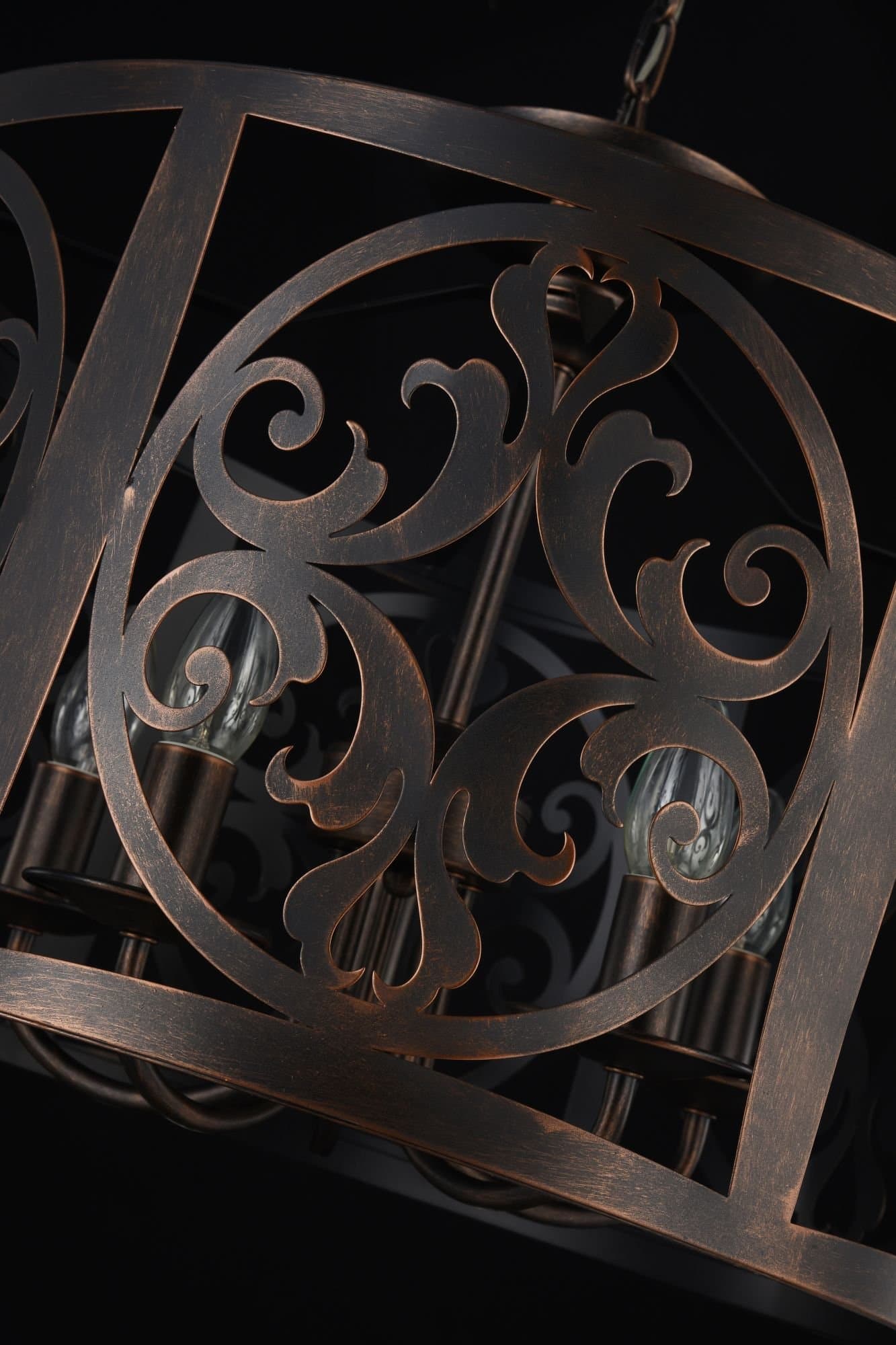 Maytoni House Rustika Коричневый Подвес 5xE14 60W H899-05-R — миниатюра 9