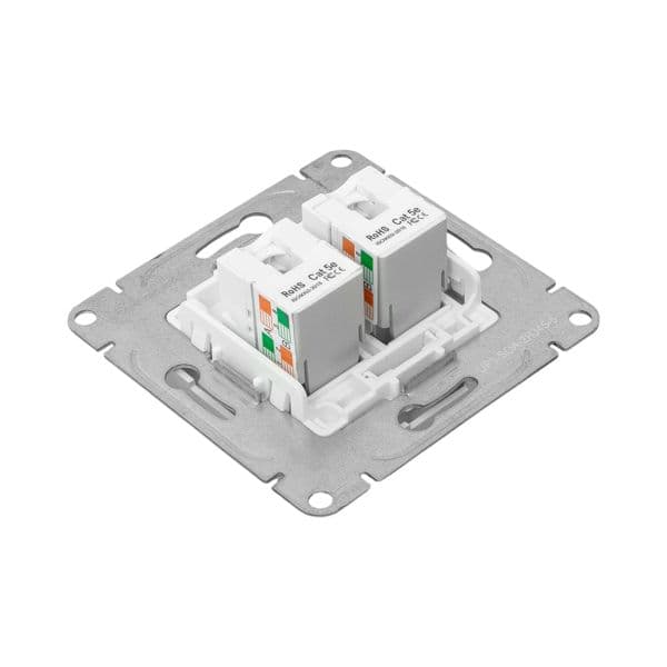 EKF Механизм розетки RJ45 (cat5), алюминий Эпика — миниатюра 10