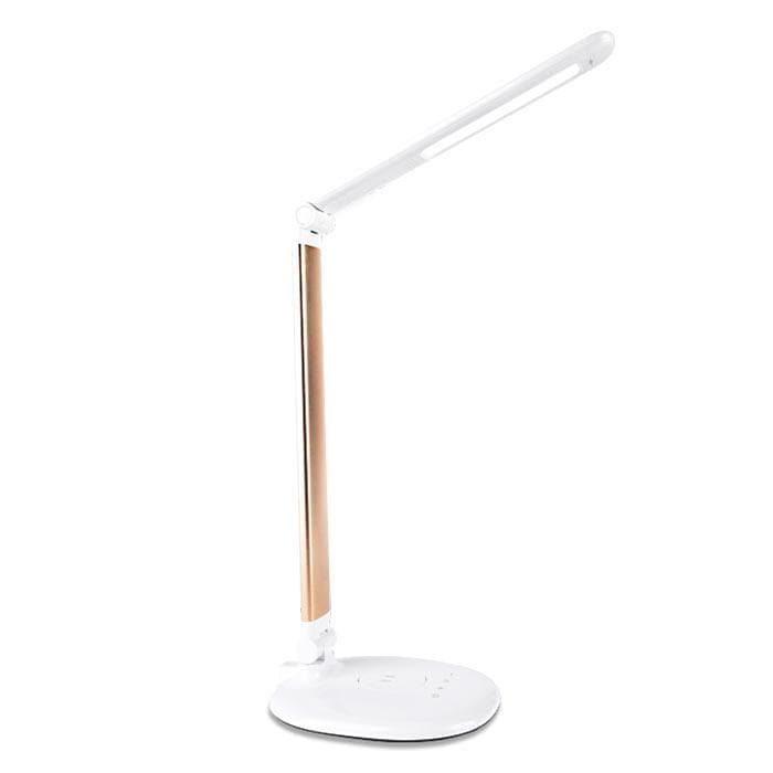 Ambrella Светодиодная настольная лампа с беспроводной зарядкой DE525 GD золото LED 3000-6400K 7W — миниатюра 1