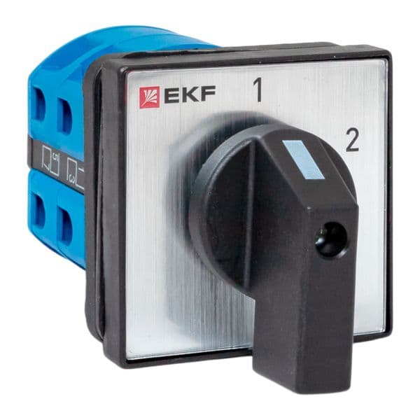 EKF Переключатель кулачковый ПК-1-52 25А 2P «1-2» IP65 — миниатюра 1