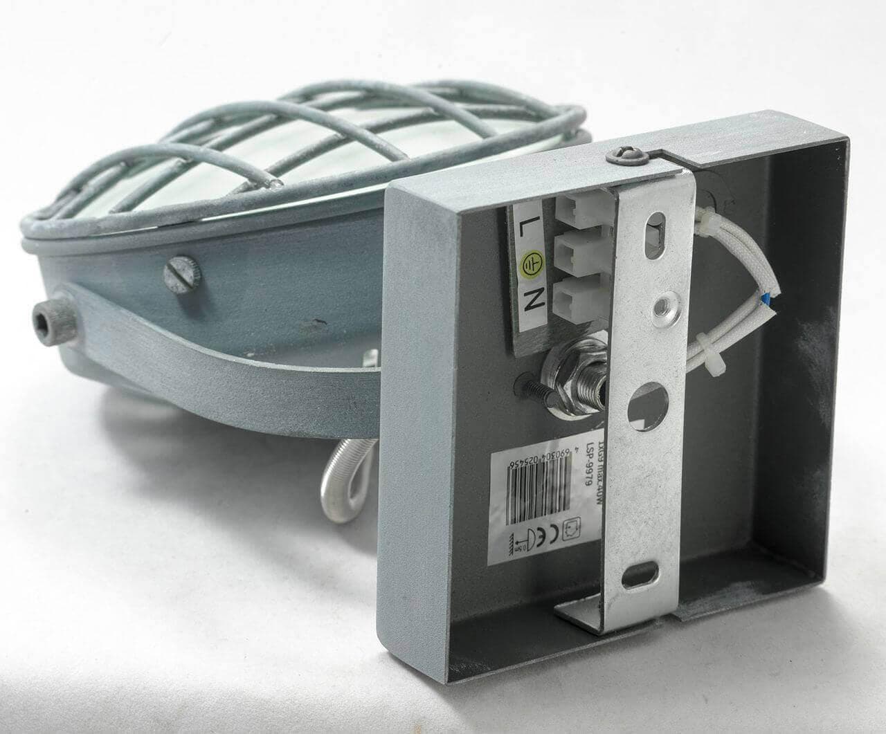 Lussole LOFT Металл Серый /  Металл/стекло Светильник настенно-потолочный G9 5W GRLSP-9979 — миниатюра 3
