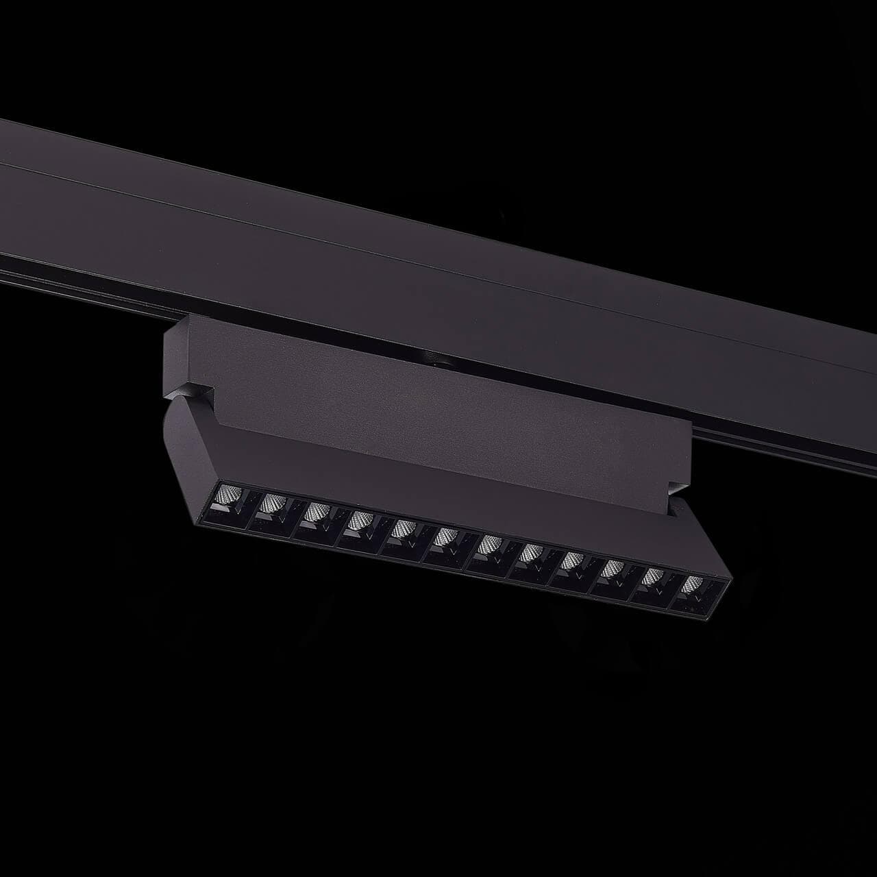 ST Luce ST362.446.12 Магнитный трековый светильник Черный LED 1*12W 4000K 1 009Lm Ra>80 36° IP20 L219xW22xH134 48V — миниатюра 3