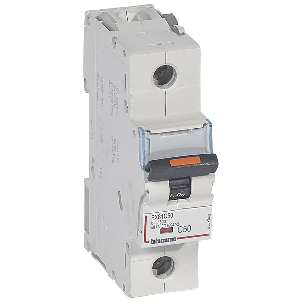 Legrand DX3 Автоматический выключатель 1P 50A (D) 25кА 409812