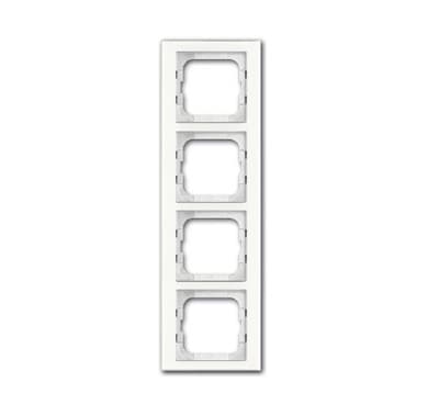 ABB BJE Axcent Белое стекло Рамка 4-ая 2CKA001754A4440