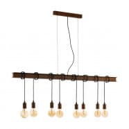 Eglo TOWNSHEND 4 Подвесной потолочный светильник (люстра) TOWNSHEND 4, 8Х60W, E27, L1500, B140, H1100, сталь, а 43524