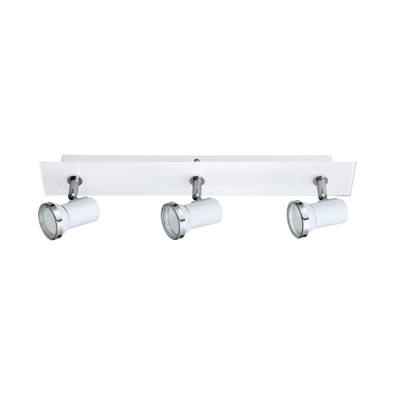 Eglo Спот LED TAMARA 1, в ванн. комнату, 3х3,3W(GU10), L460, IP44, сталь, стекло, белый, хром 95994