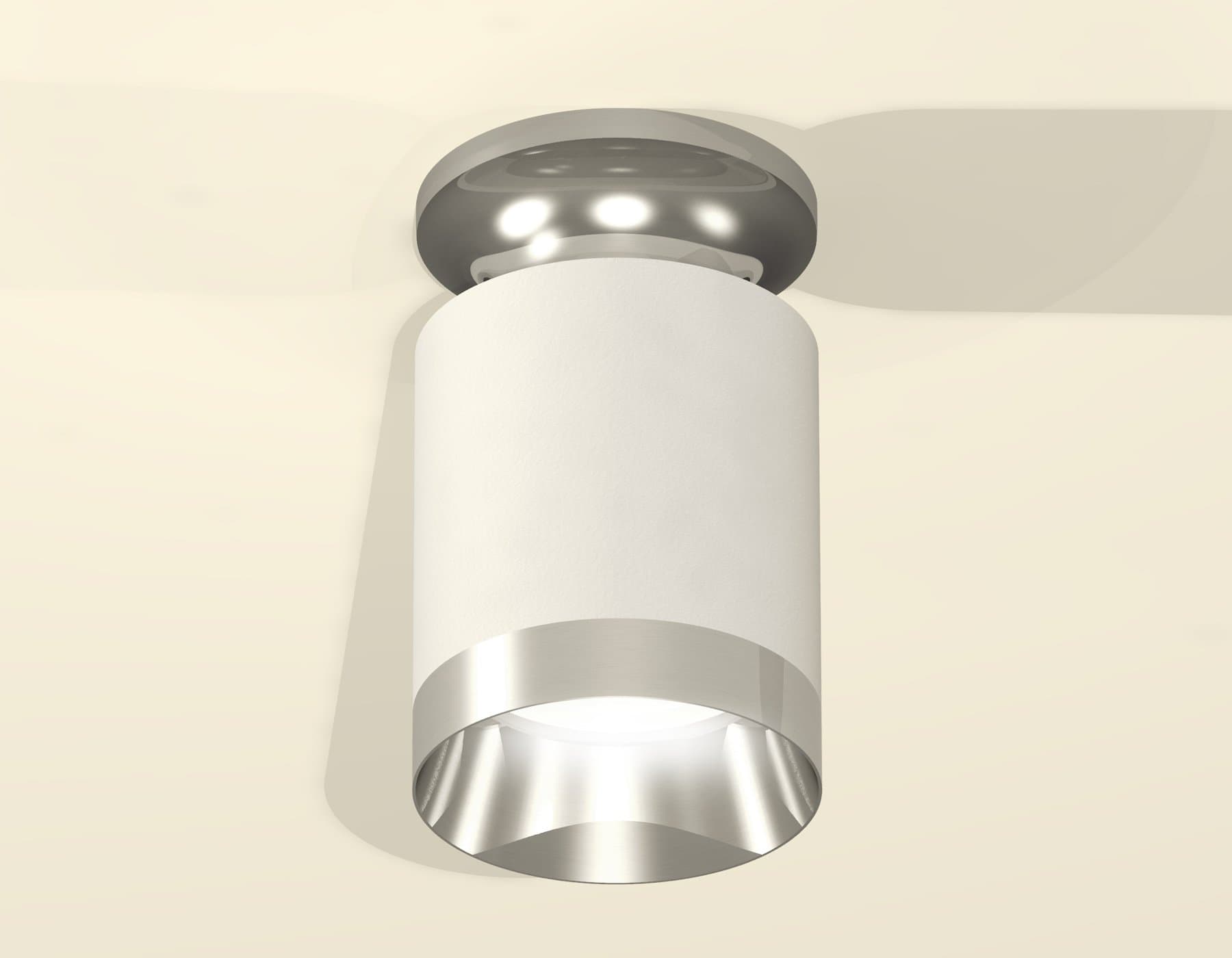 Ambrella Комплект накладного светильника XS6301141 SWH/PSL белый песок/серебро полированное MR16 GU5.3 (N6903, C6301, N6132) — миниатюра 3
