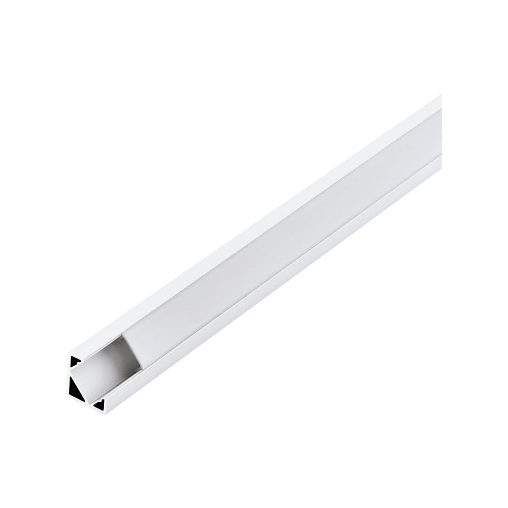 Eglo 98959 Профиль 90° CORNER PROFIL 2, L2000, B18, H18, алюминий, белый/пластик, белый