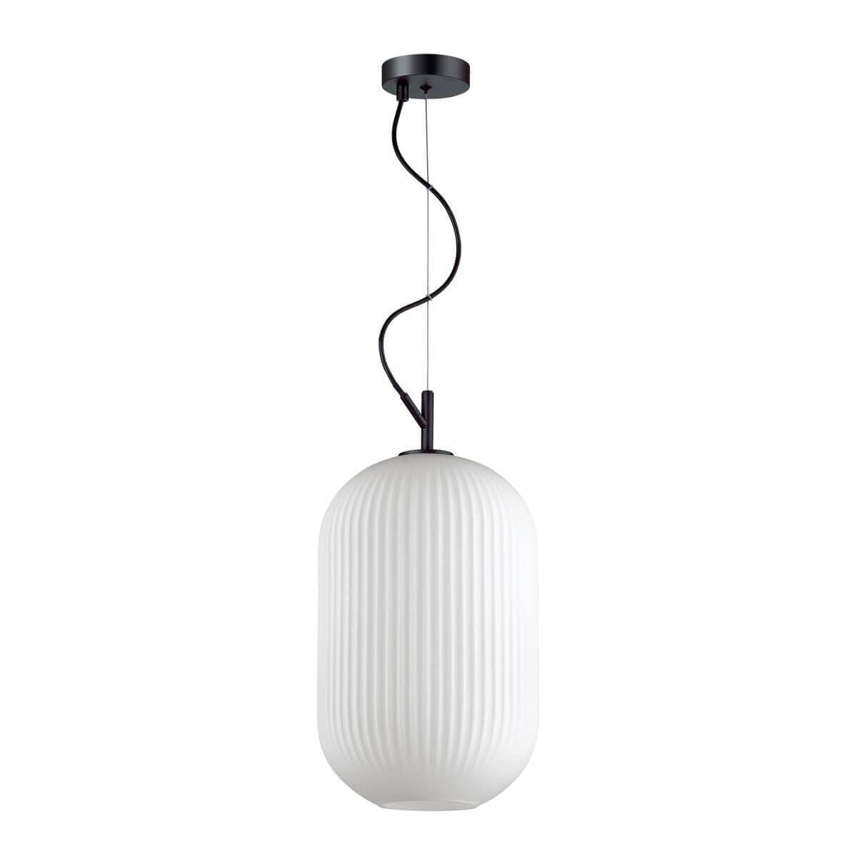 Odeon Light 4752/1 ODL21 белый/черный Подвес E27 60W ROOFI — миниатюра 1