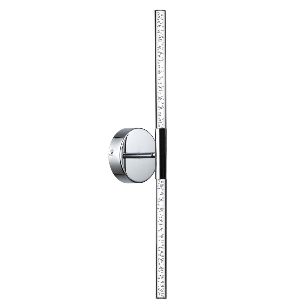 Odeon Light 4370/10WL HIGHTECH ODL23 107 хром полированный/акрил с пузырьками Настенный св-к IP20 LED 10W 315Лм 3000K SPARKY — миниатюра 1