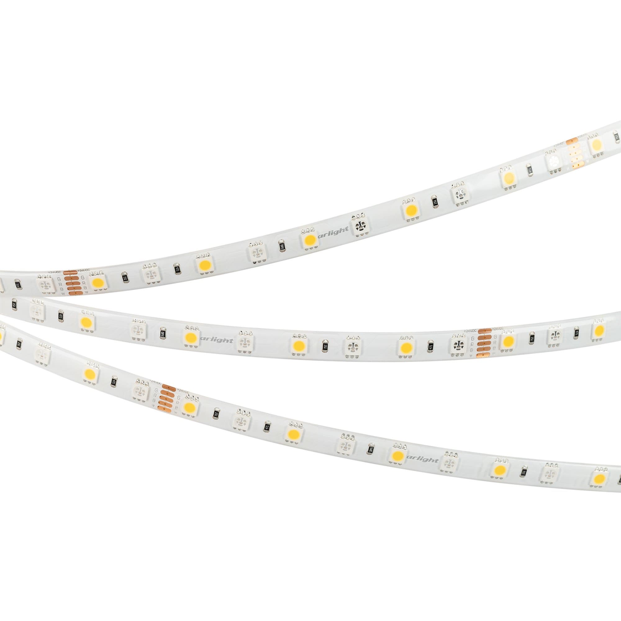 Arlight Светодиодная лента RTW-SE-B60-10mm 24V RGBW-White (14.4 W/m, IP65, 5060, 5m) (Открытый) 034184 — миниатюра 1