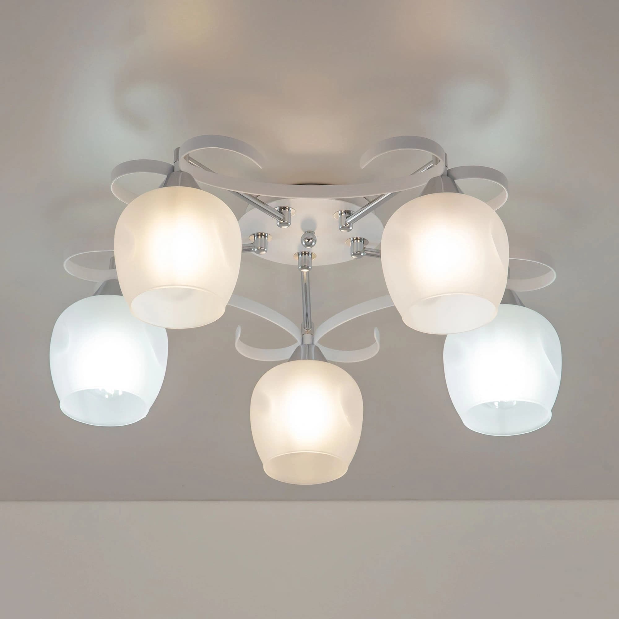 Citilux CL171153 Сюзи Белая+Хром Светильник Люстра — миниатюра 11