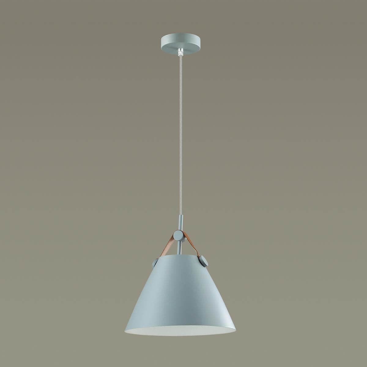 Lumion 3721/1 LN19 265 матовый серый Подвес E27 60W 220V DARREN — миниатюра 3