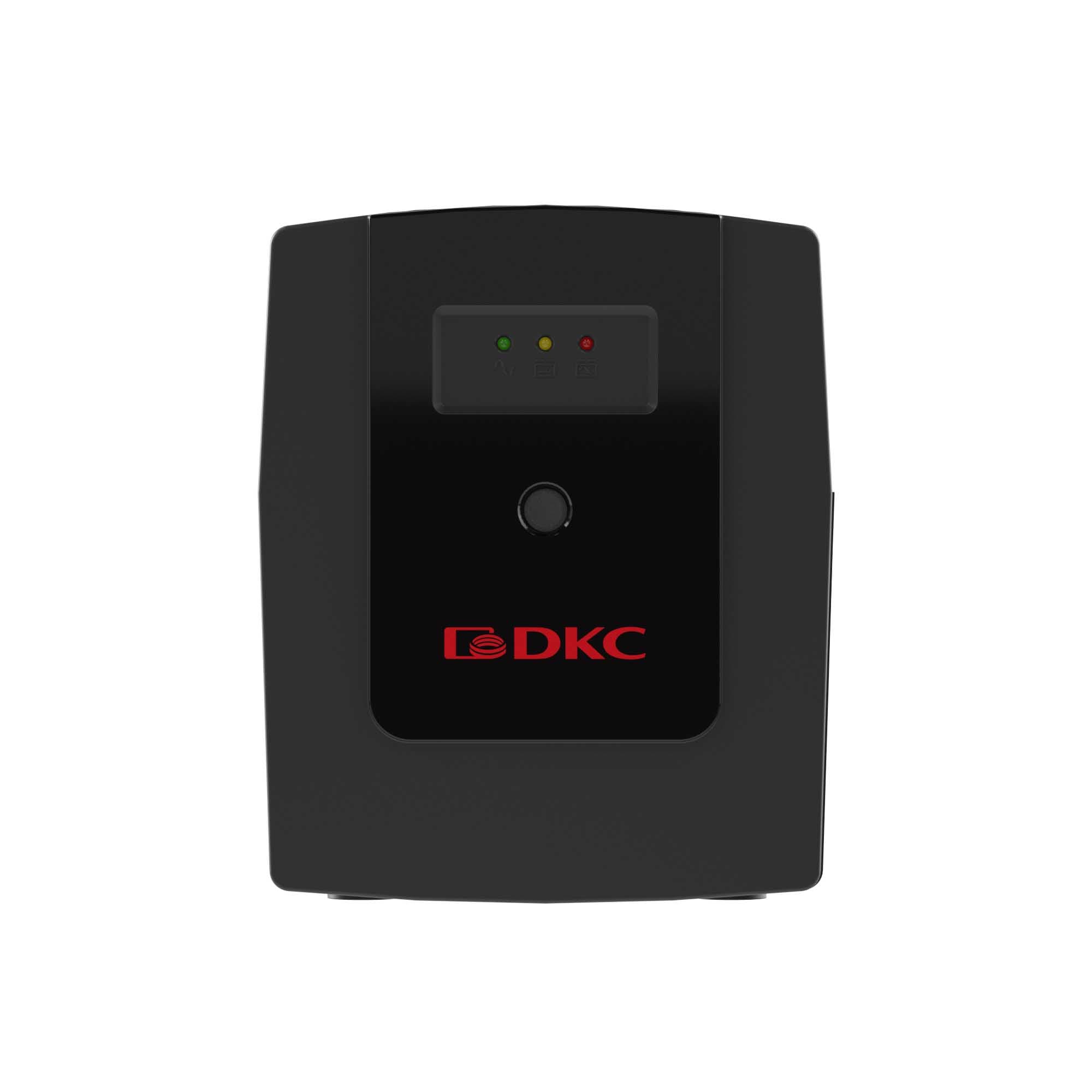 DKC Линейно-интерактивный ИБП ДКС серии Info, 1200 ВА/720 Вт, 1/1, 3xSchuko,2x7Aч — миниатюра 3