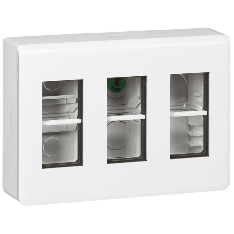 Legrand Mosaiс Набор накладного монтажа - Программа Mosaic - 3x4 модулей - белый 078887L