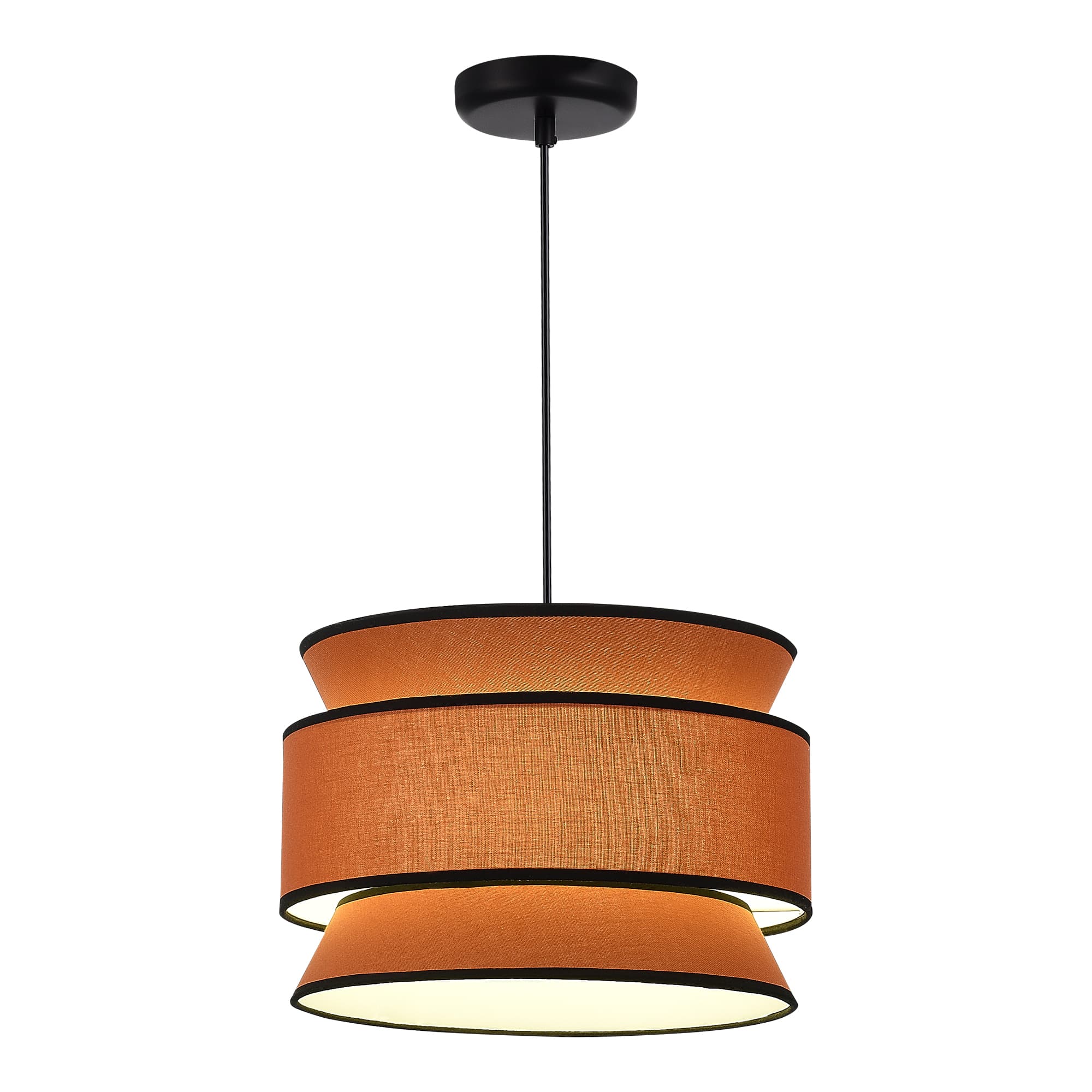 ST LUCE SL1354.403.01 Светильник подвесной Черный/Кирпичный, Черный E27 1*40W