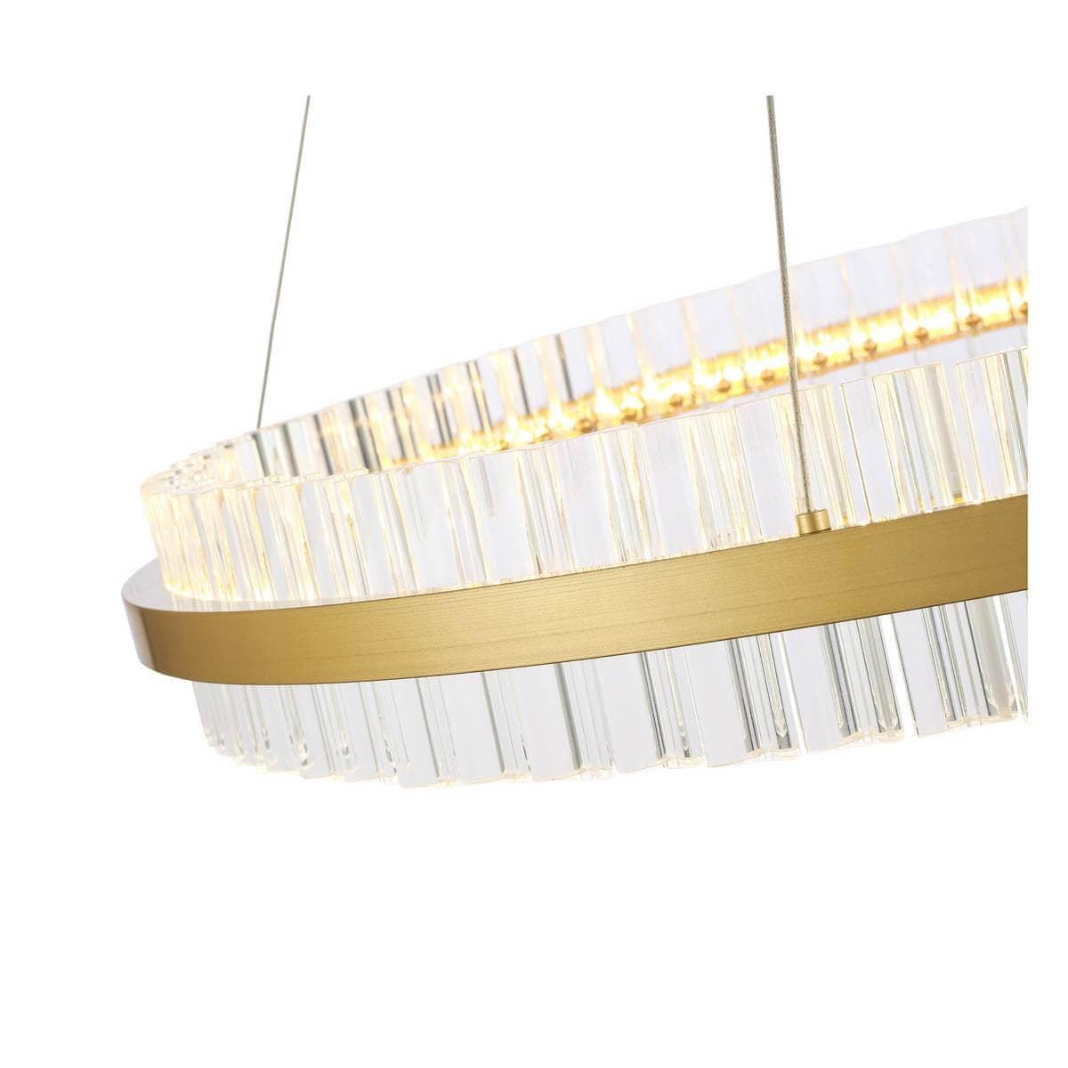 ST Luce SL383.223.01 Светильник подвесной Матовое золото/Прозрачный LED 1*60W — миниатюра 4