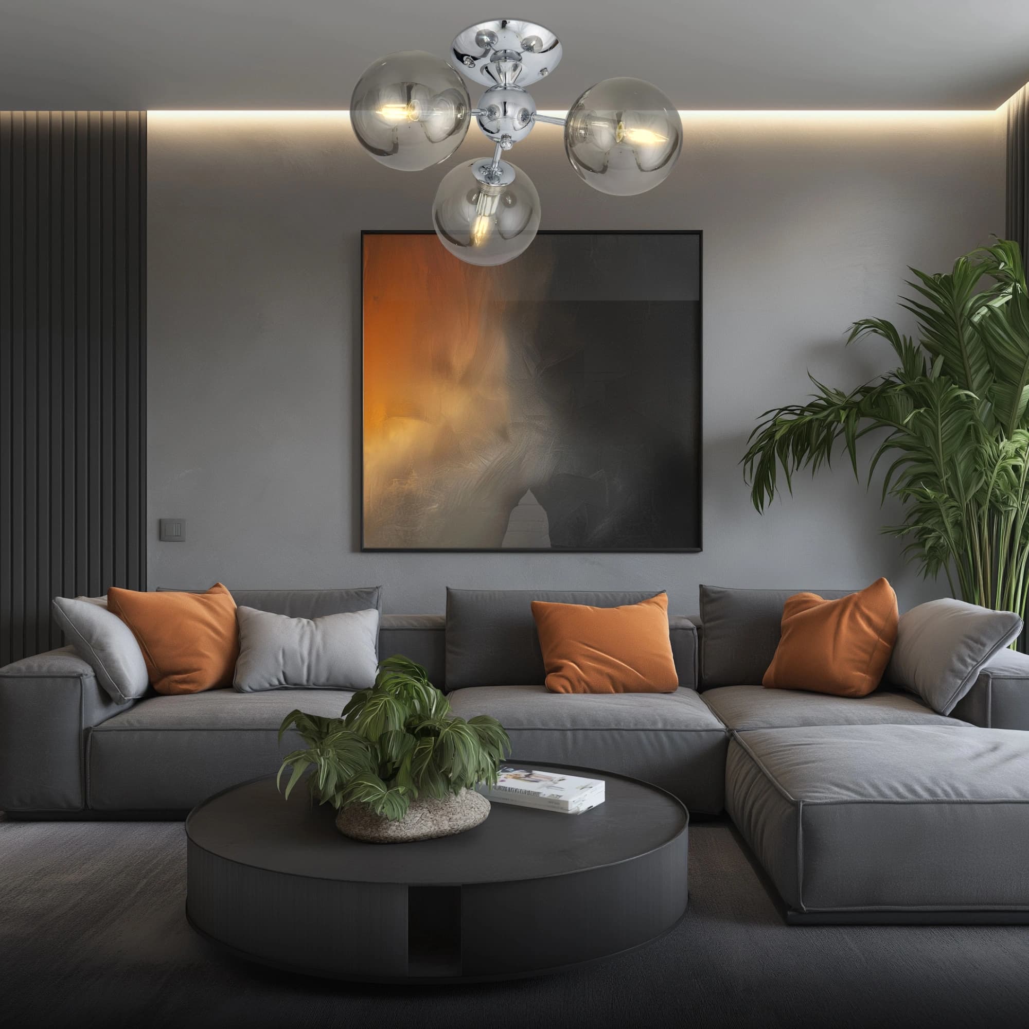 Citilux CL102130 Томми Хром+Дымч. Люстра — миниатюра 7