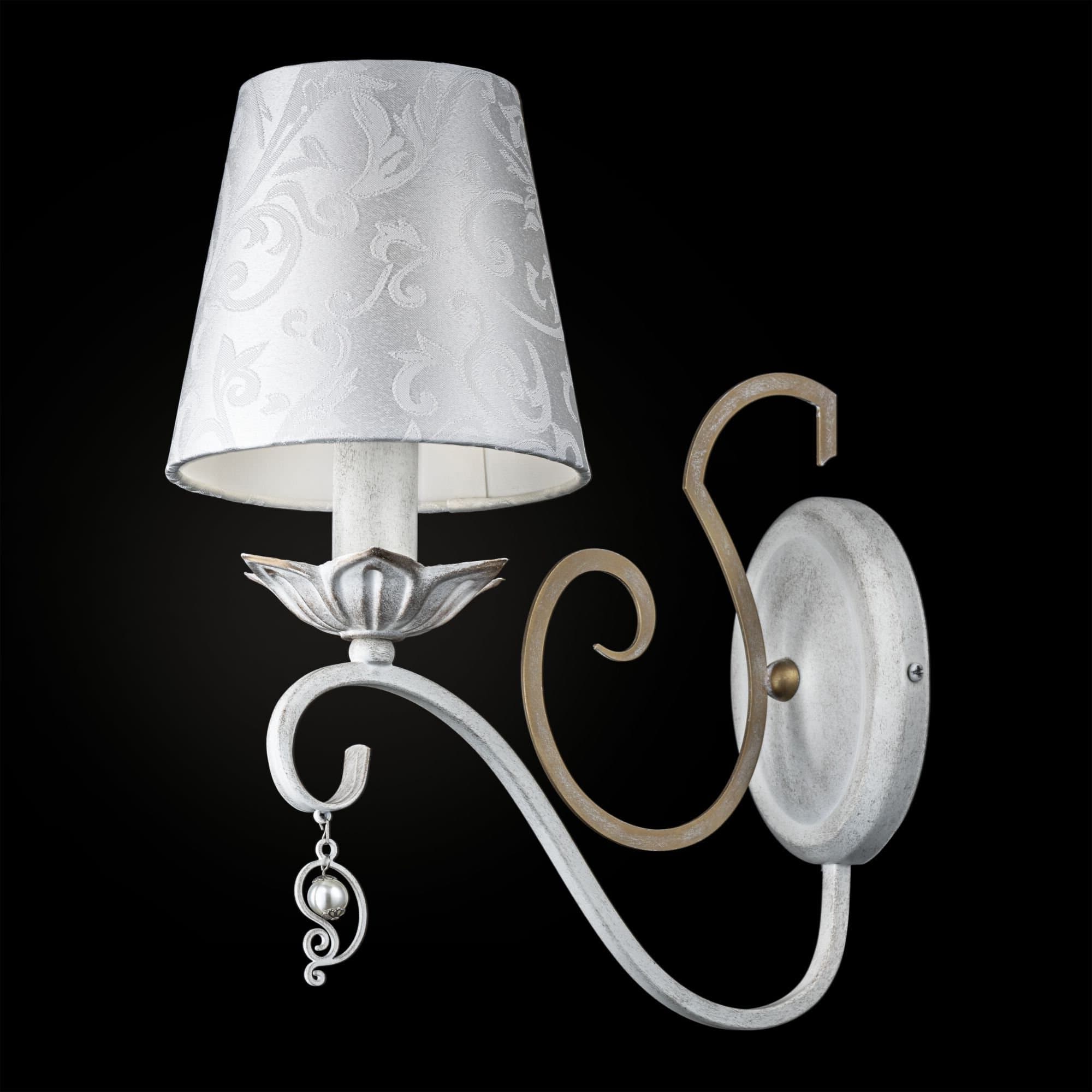 Maytoni Elegant Monile Белый с Золотом Бра 1xE14 40W ARM004-01-W — миниатюра 4