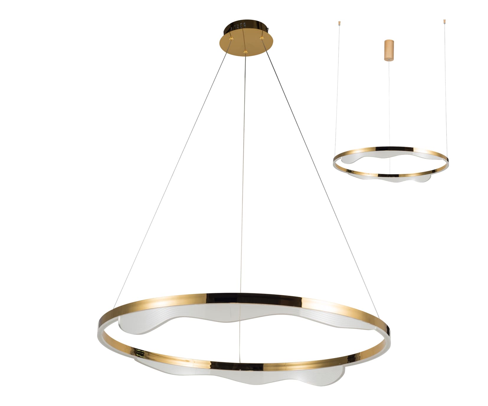 Kink Light 08263-80,36 Подвес Кастела латунь d80 h150 Led 40W (3000K) 2 типа крепления