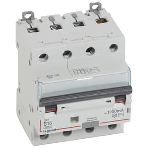 Legrand DX3 Автоматический выключатель дифференциального тока 4P 16A (B) 1000MA-AC 411361 — миниатюра 2