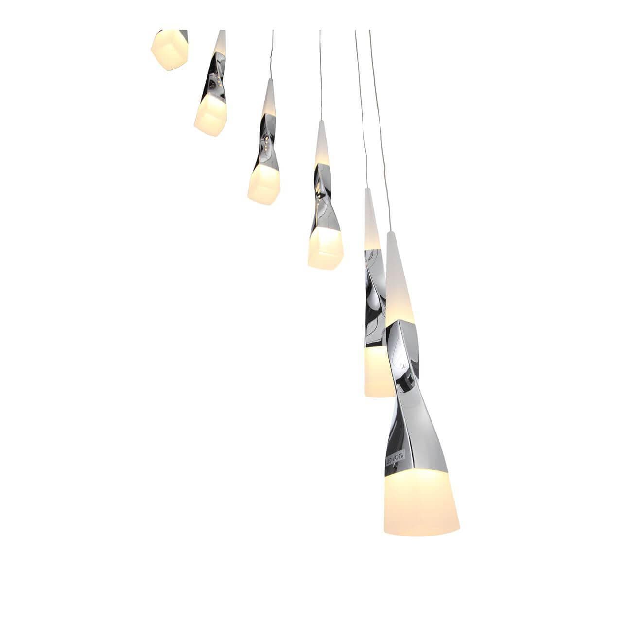 ST Luce SL405.103.10 Светильник подвесной Хром/Белый, Хром LED 10*7W — миниатюра 2