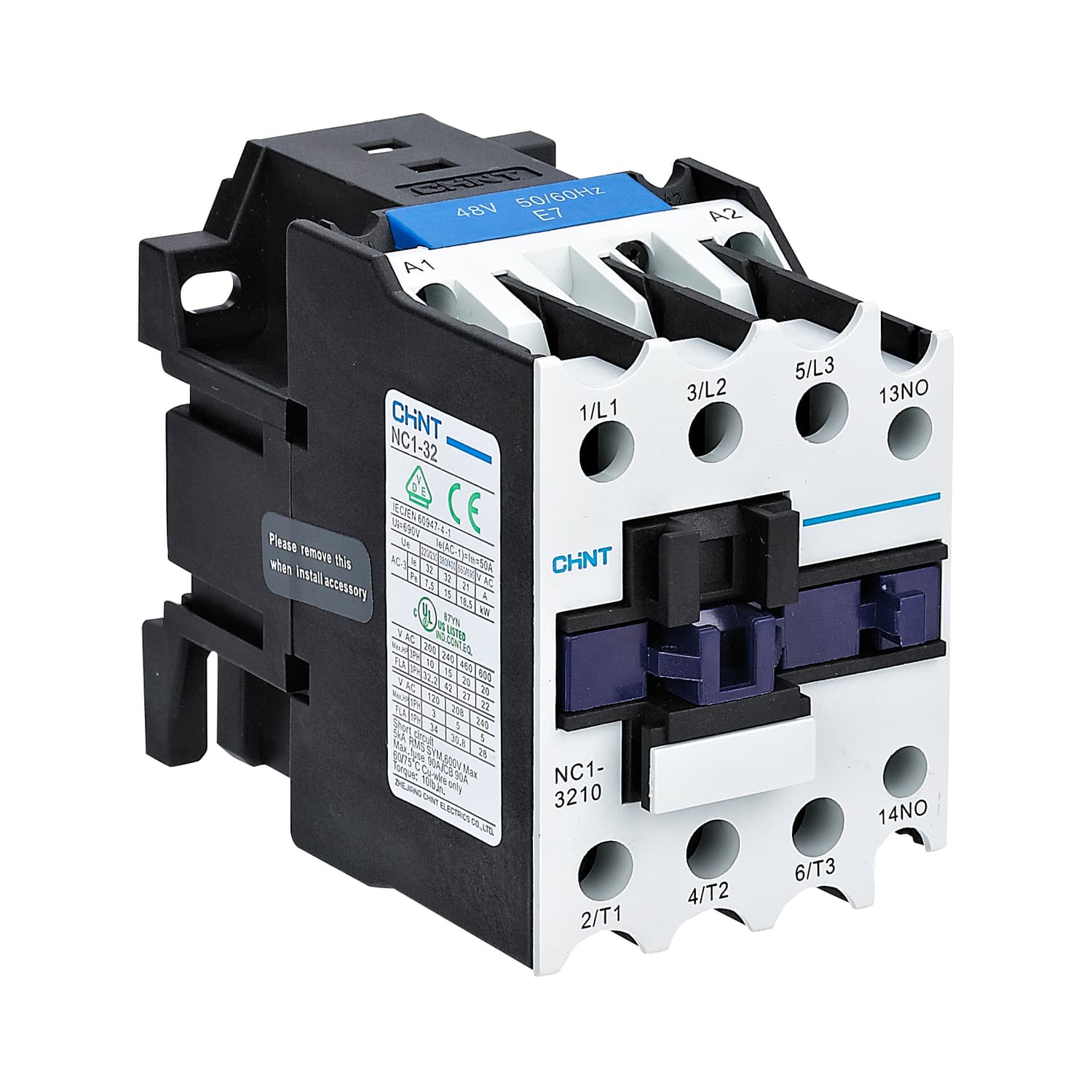 CHINT Контактор NC1-3210 32А 240В 1НО 50/60Гц (R)
