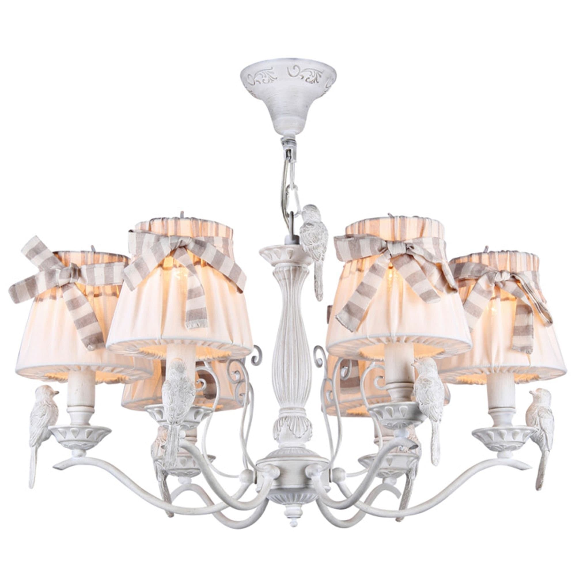 Maytoni Elegant Bird Белый Антик Люстра 6xE14 40W ARM013-06-W — миниатюра 3