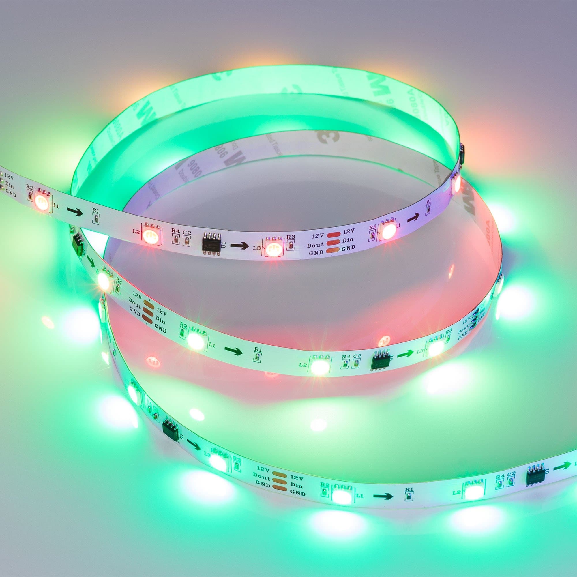 Arlight Лента SPI-B30-10mm 12V RGB-PX3 (7.2W/m, IP20, 5060, 5m) (Открытый, IP20) 026368(2)