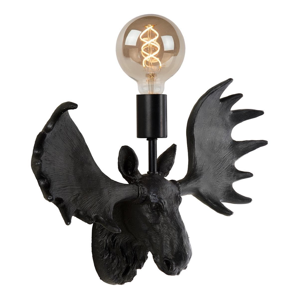 Lucide EXTRAVAGANZA MOOSE Светильник настенный 1xE27 Black 47209/01/30 — миниатюра 3