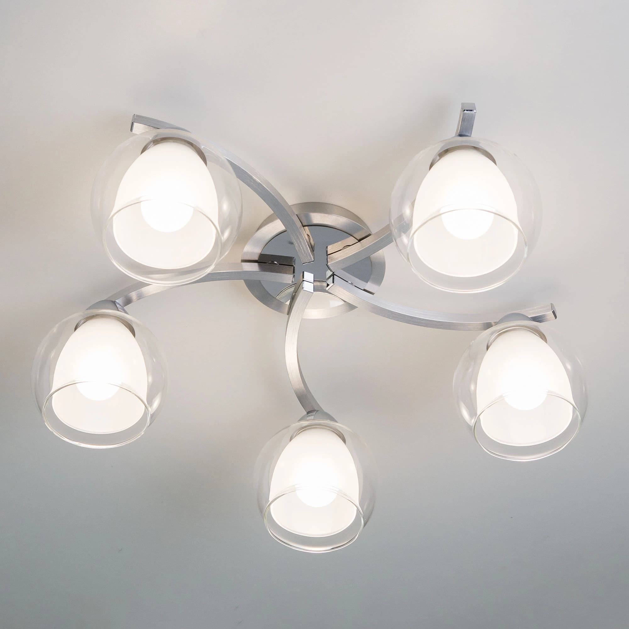 Citilux CL152157 Кристи Алюм.+Хром Люстра — миниатюра 5