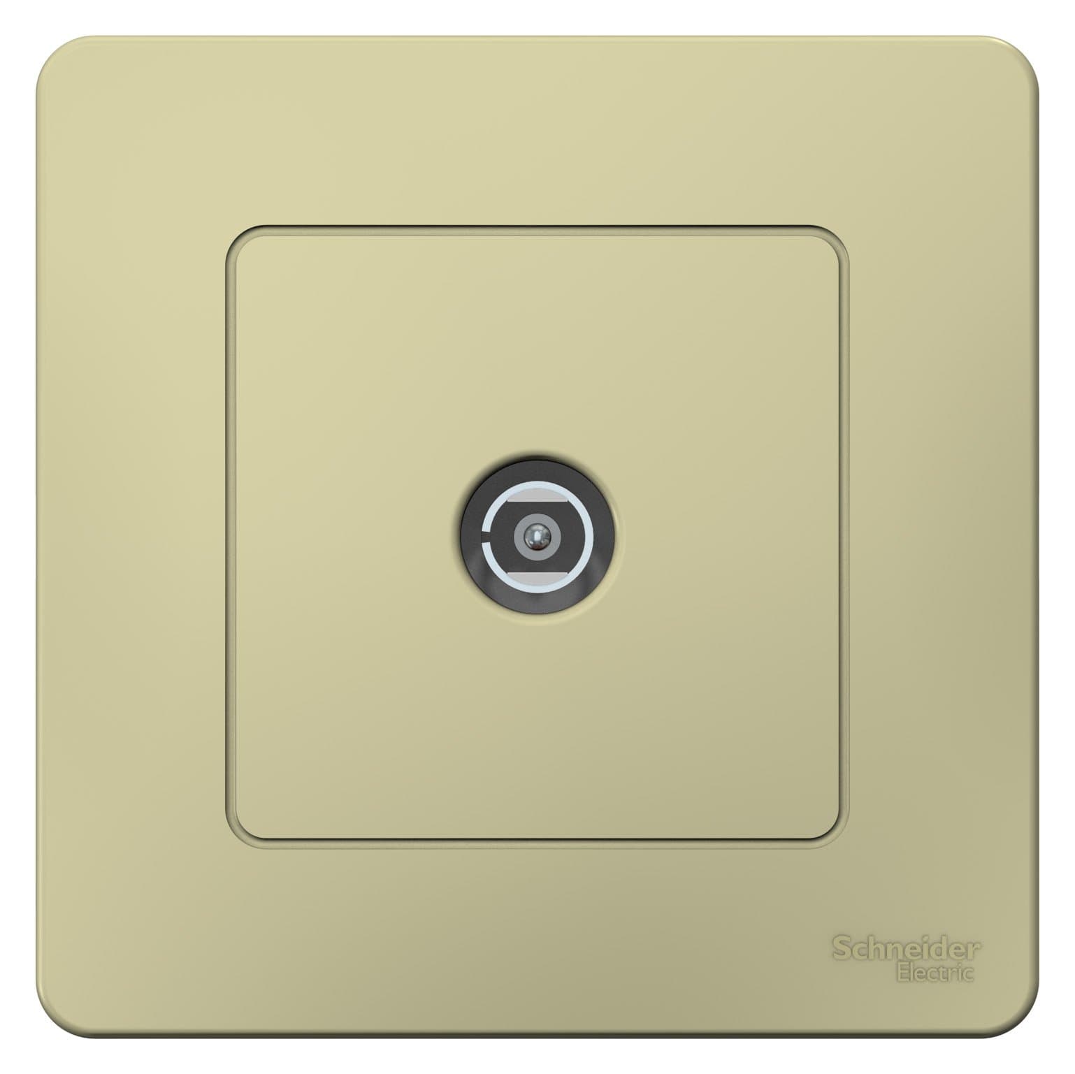 Systeme Electric Blanca внутр Беж Коннектор TV — миниатюра 2