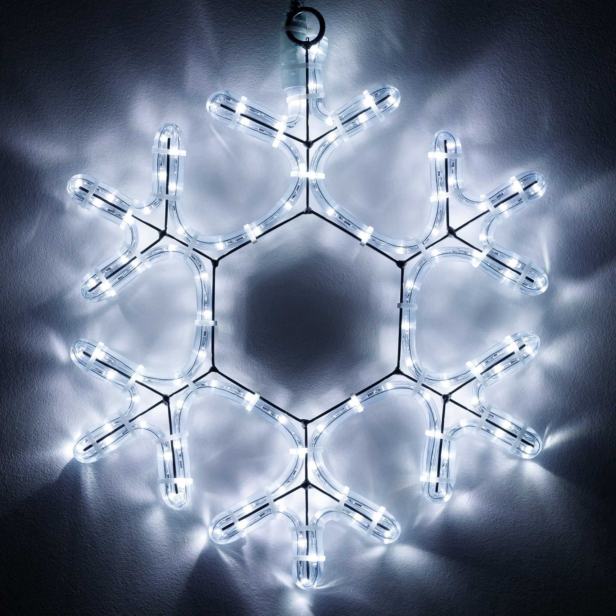 Arlight Фигура ARD-SNOWFLAKE-M7-450x375-126LED White (230V, 7.5W) (Ardecoled, IP65) 034249 — миниатюра 1