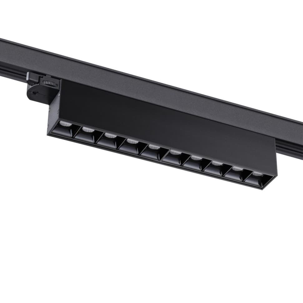 Novotech 358843 PORT NT22 черный Светильник трехфазный трековый светодиодный IP20 LED 4000K 16W 220V ITER