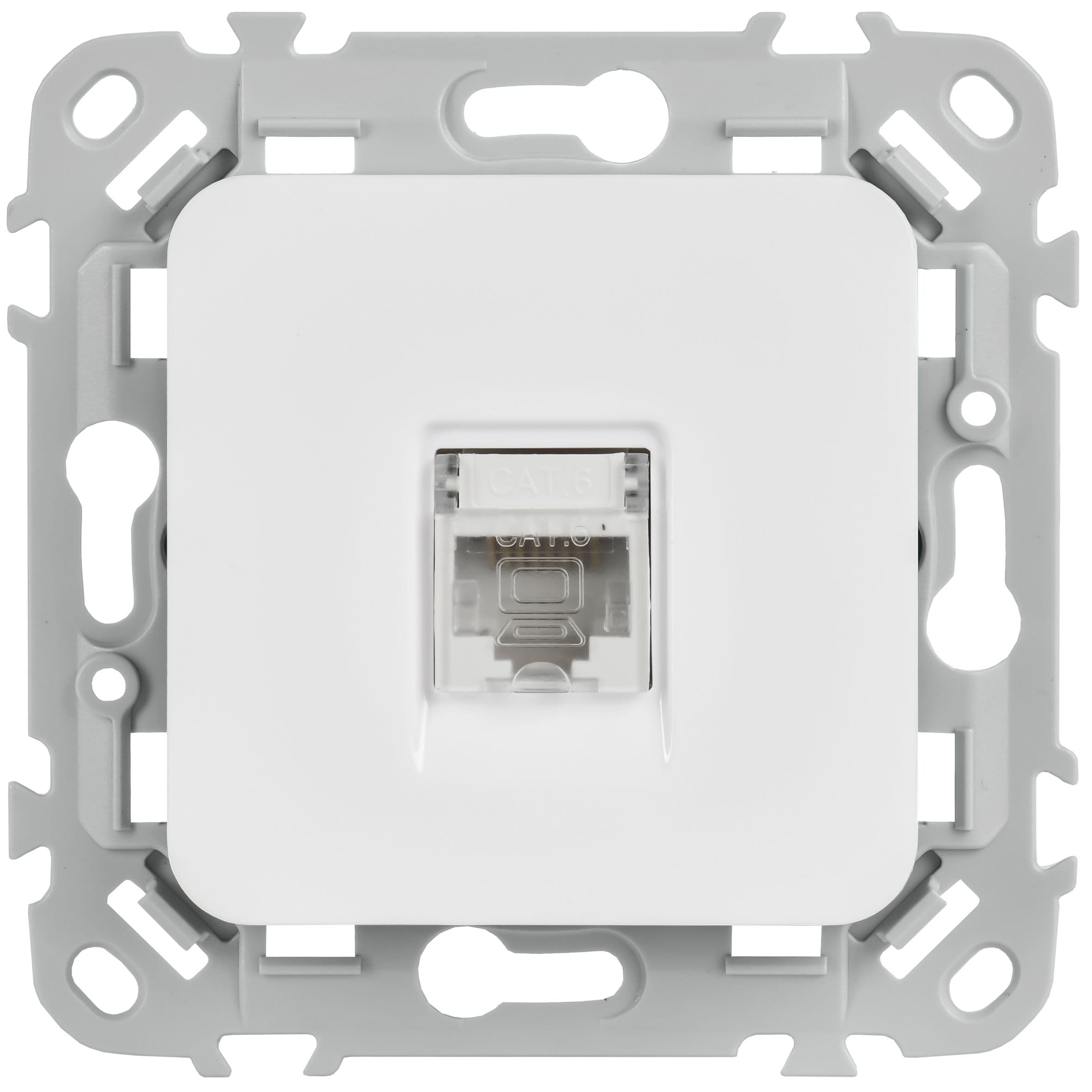 IEK FLITE Белый Розетка компьютерная RJ45 категория 6 UTP — миниатюра 2