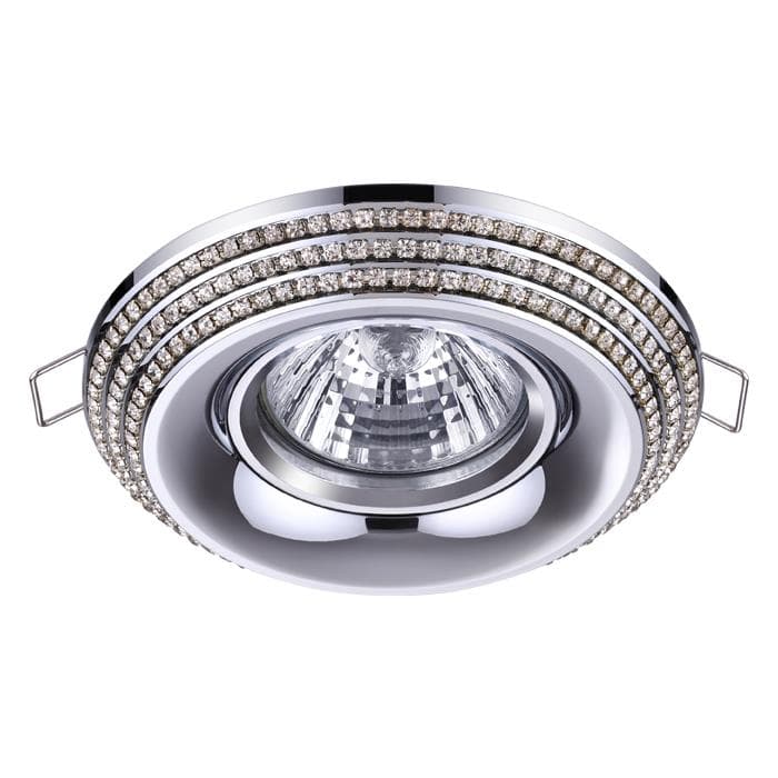 Novotech 370437 NT19 114 хром Встраиваемый светильник IP20 GU10 50W 220V LILAC